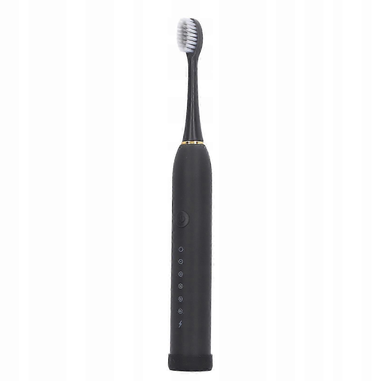 Electric Toothbrush Waterproof 6 Modes Black