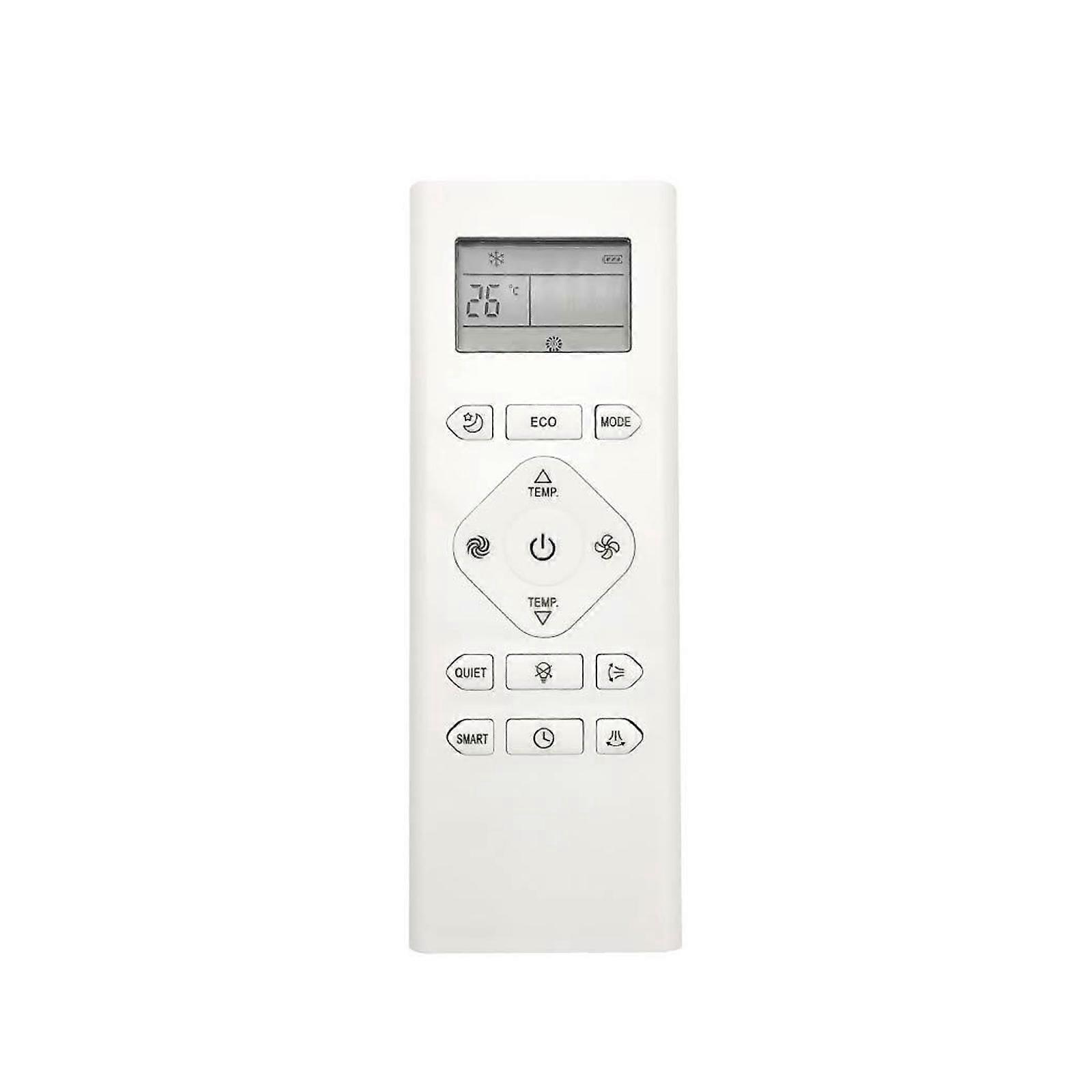 Remote Control Replacement Controller Plastic Texture for Air Conditioning Featuring Easy Setups and Ergonomic Design Multicolor