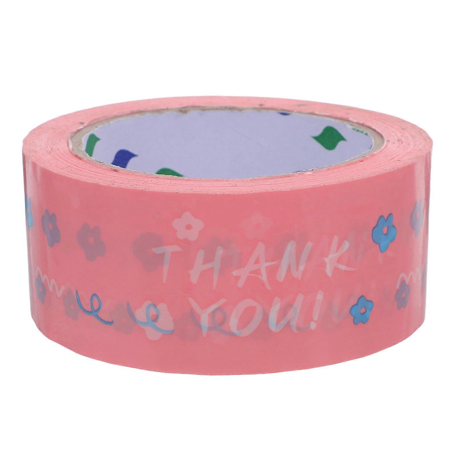 Thank You Packing Tape for Sealing Boxes Multi Color Tape 1 Roll