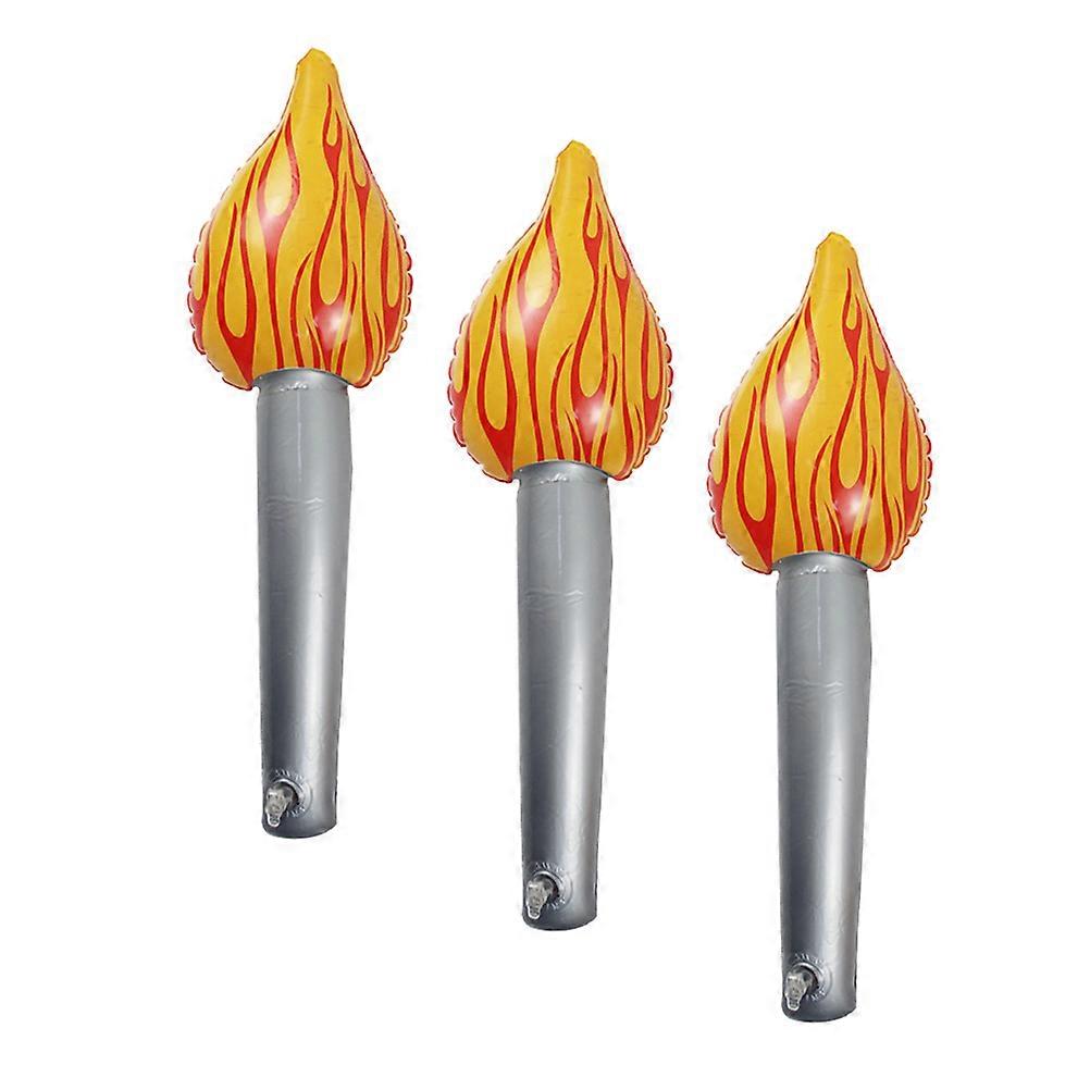 Inflatable Torch Balloon for Stage Props and Sports Events 3Pcs Set