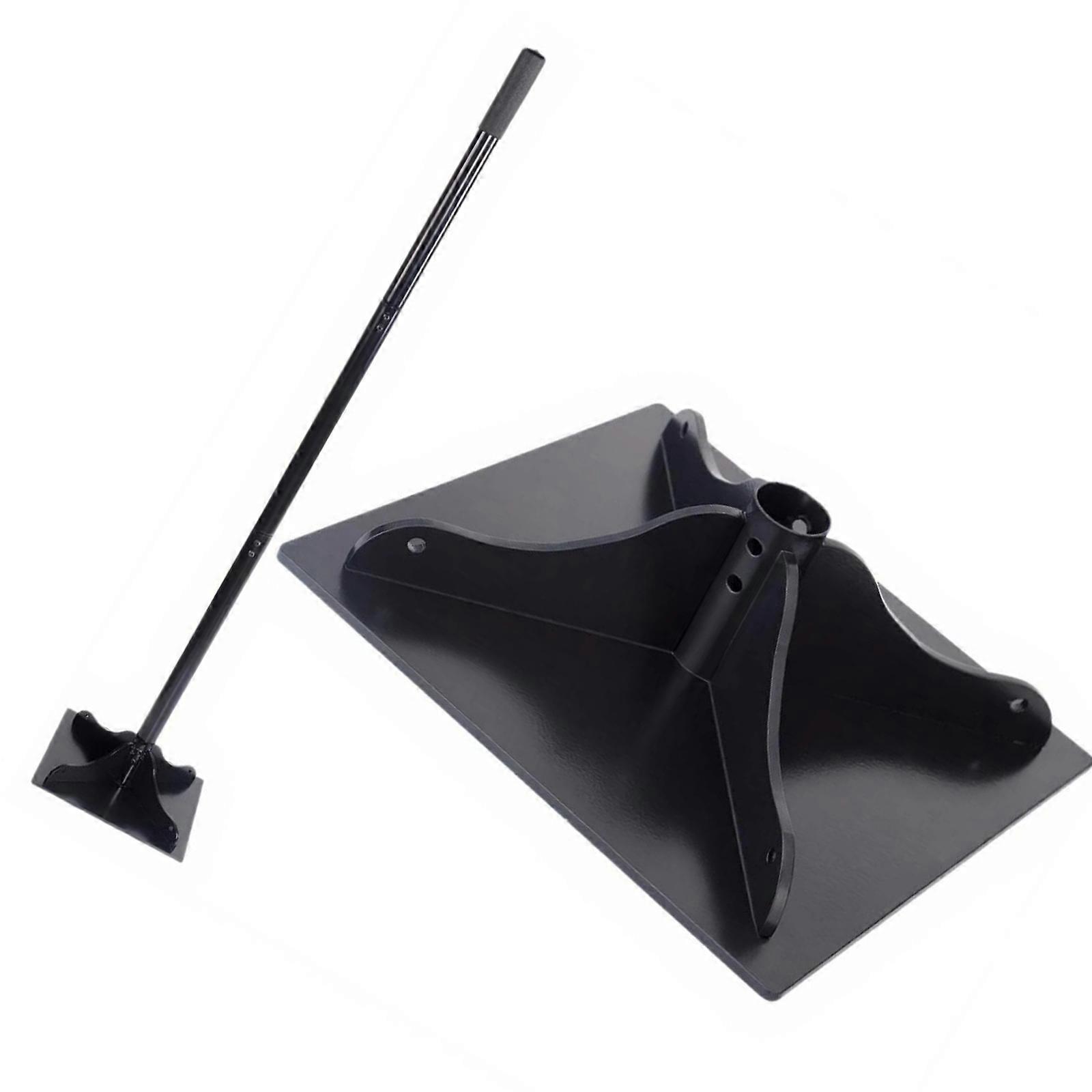 Pliable Steel Soil Compaction Device With Quick Assembly Structure For Efficient Garden Deck Preparation Work Multicolor