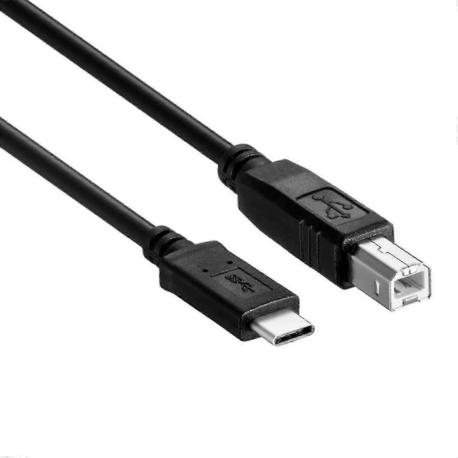 USB Type C to USB 2.0 Type B Printer Scanner Cable Cord High Speed Compatible for Cellphone Tablet Mobile Phone