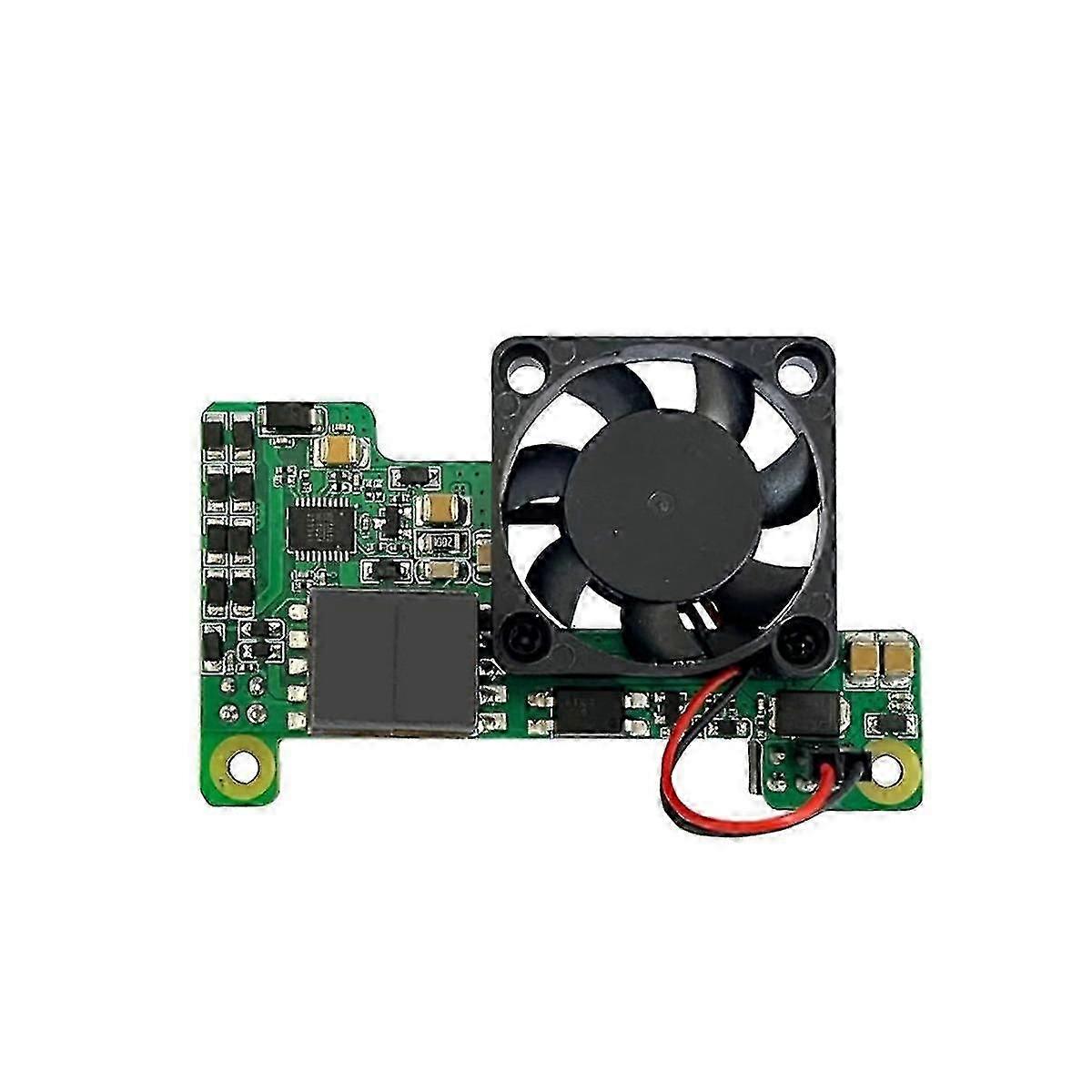For 3b+/4b Poe Hat Module Power-over-ethernet Expansion Board With Cooling Fan