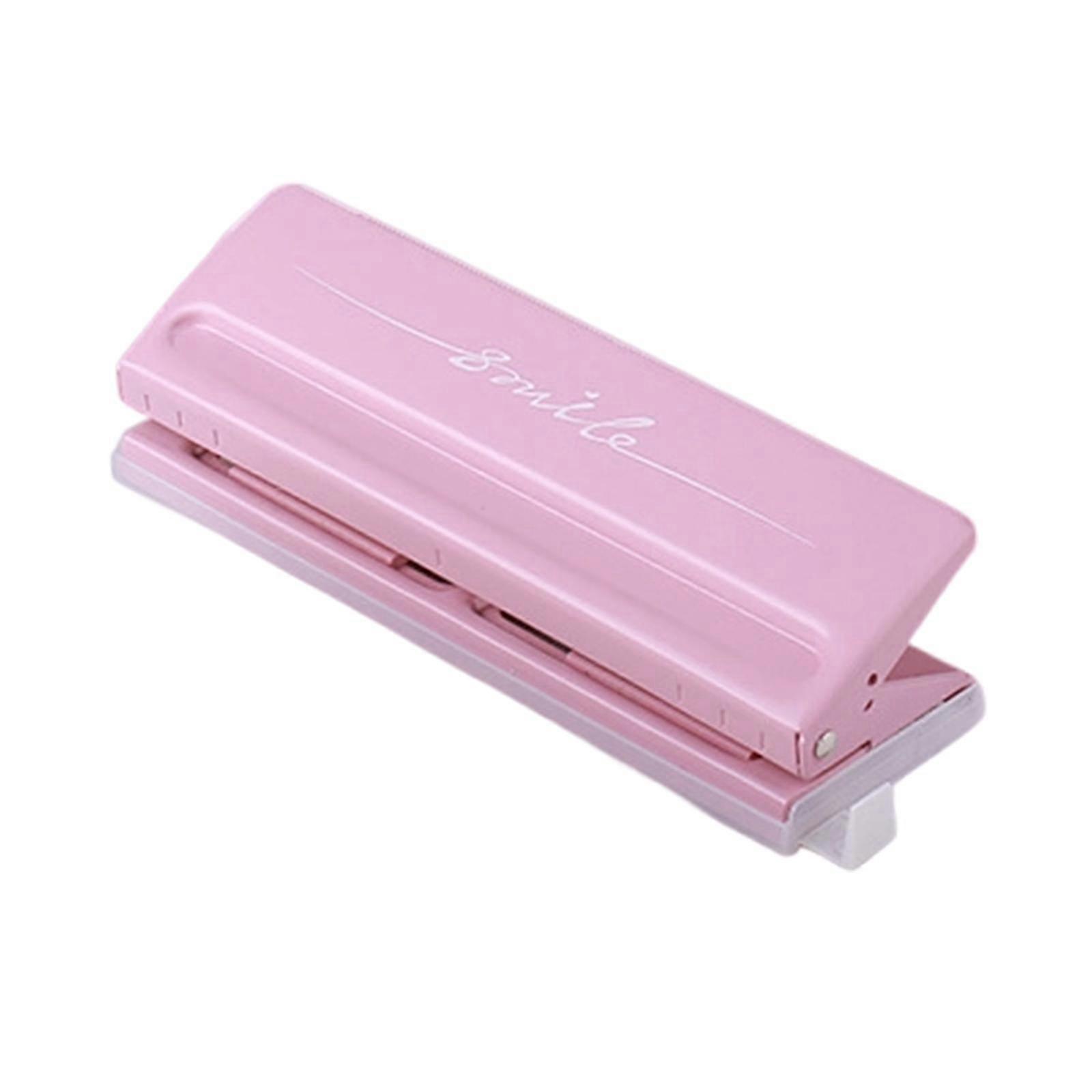 Adjustable 6 Hole Punch Paper Puncher with Positioning Mark Versatile Journaling