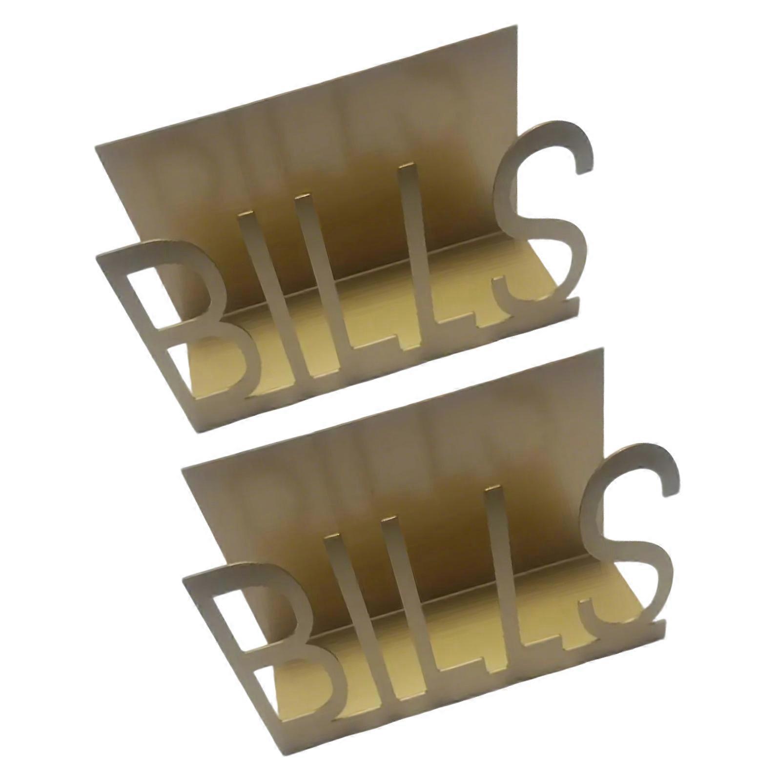 Desktop Iron Mail Sorter and Letter Organizers for Home and Office School Use with Thick Capacity Designs Daily Use Multicolor