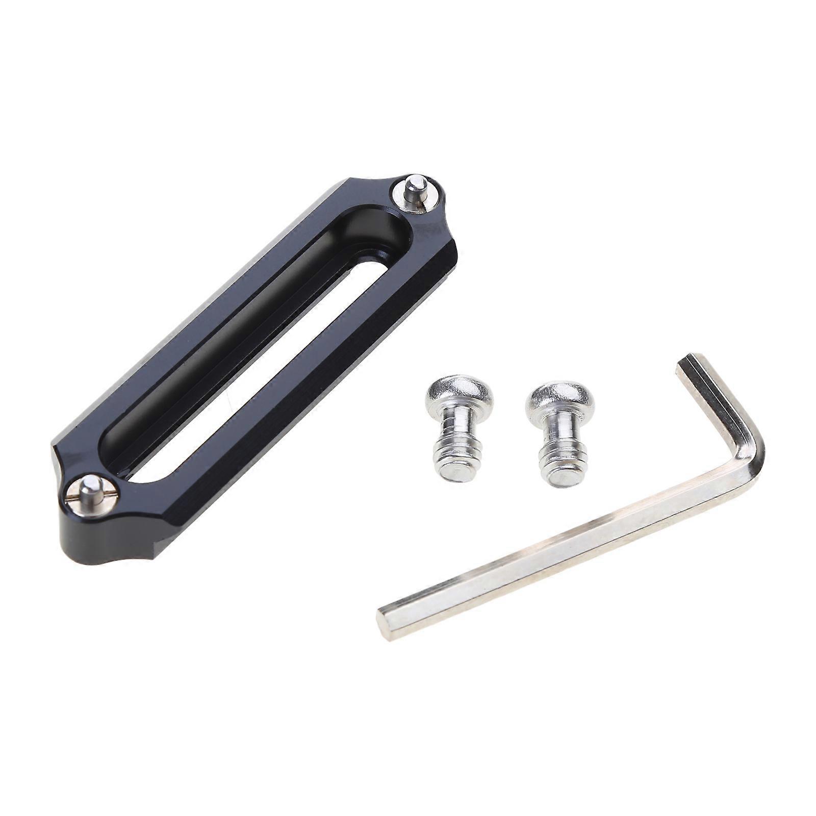 63mm Safety Rail Slider System for  Holder Bracket with 3/8 Screw Hole for DSLR SLR Camera Cage Rig Multicolor