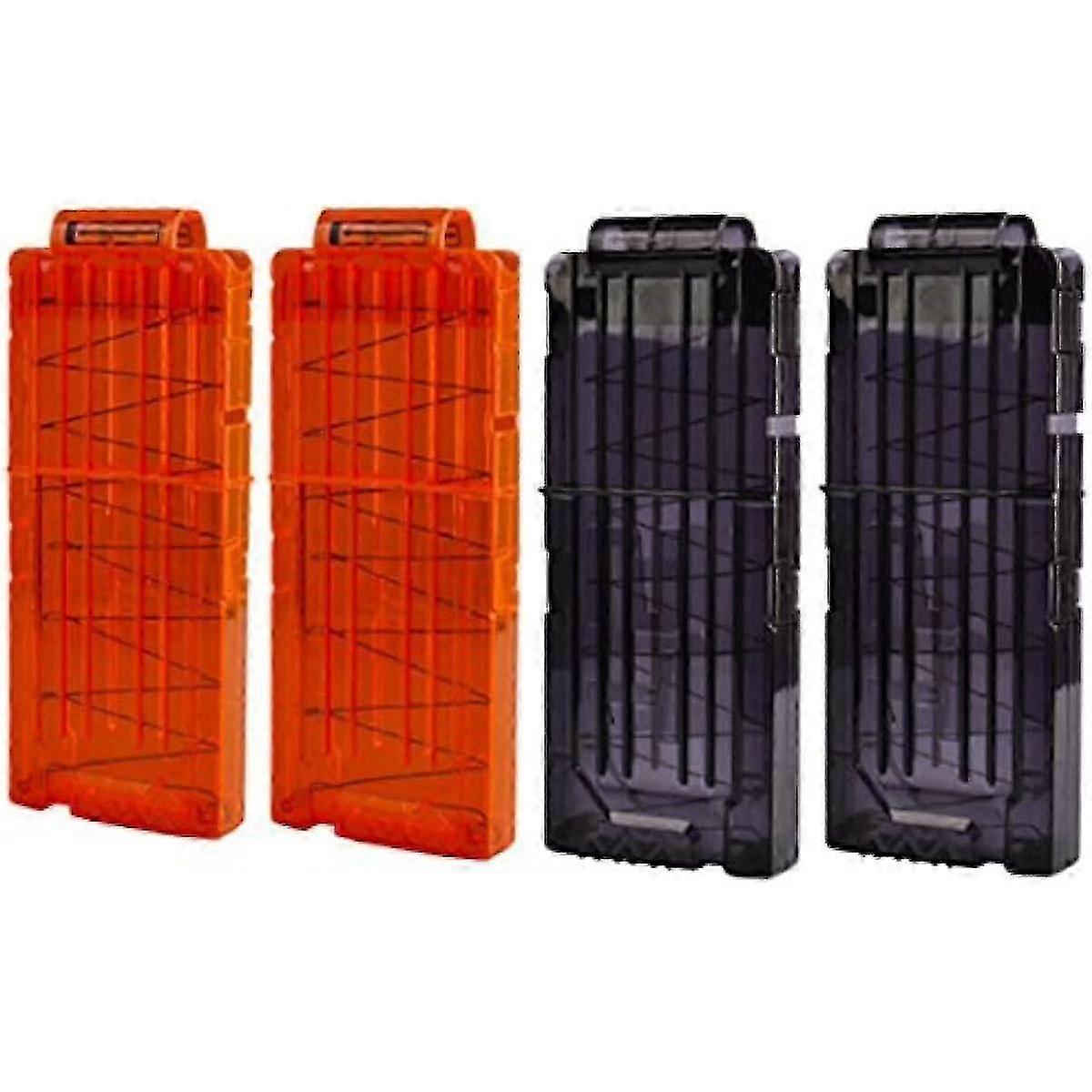 4Pcs Soft Bullet Gun Clip Quick Reload Clip For Nerf Elite Series Toy Gun 12 Bullets Ammo Cartridge p