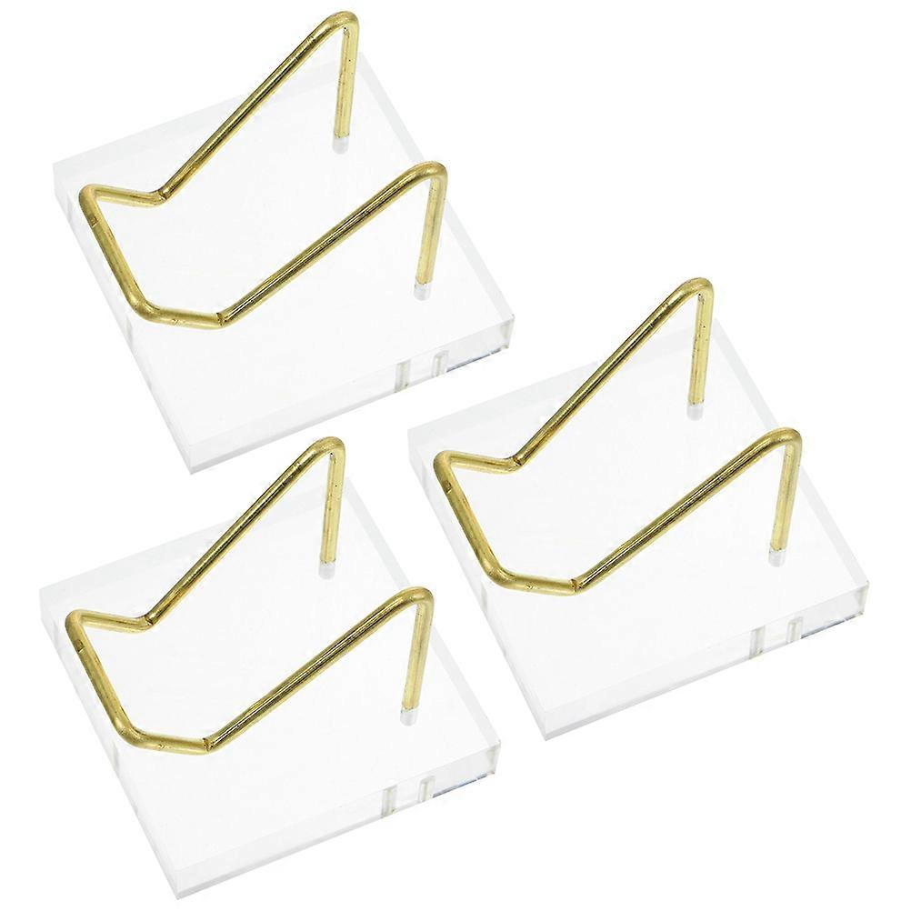 Metal Arm Display Stand for Gemstone with 12Pcs Minerals Holder