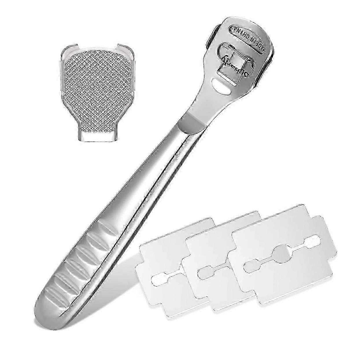 2025 Pedicure Tool Set, Foot File Care With Ergonomic Design For Smooth Grip & Control, Callus Shaver With Removable Blade Design For Easy Replacement