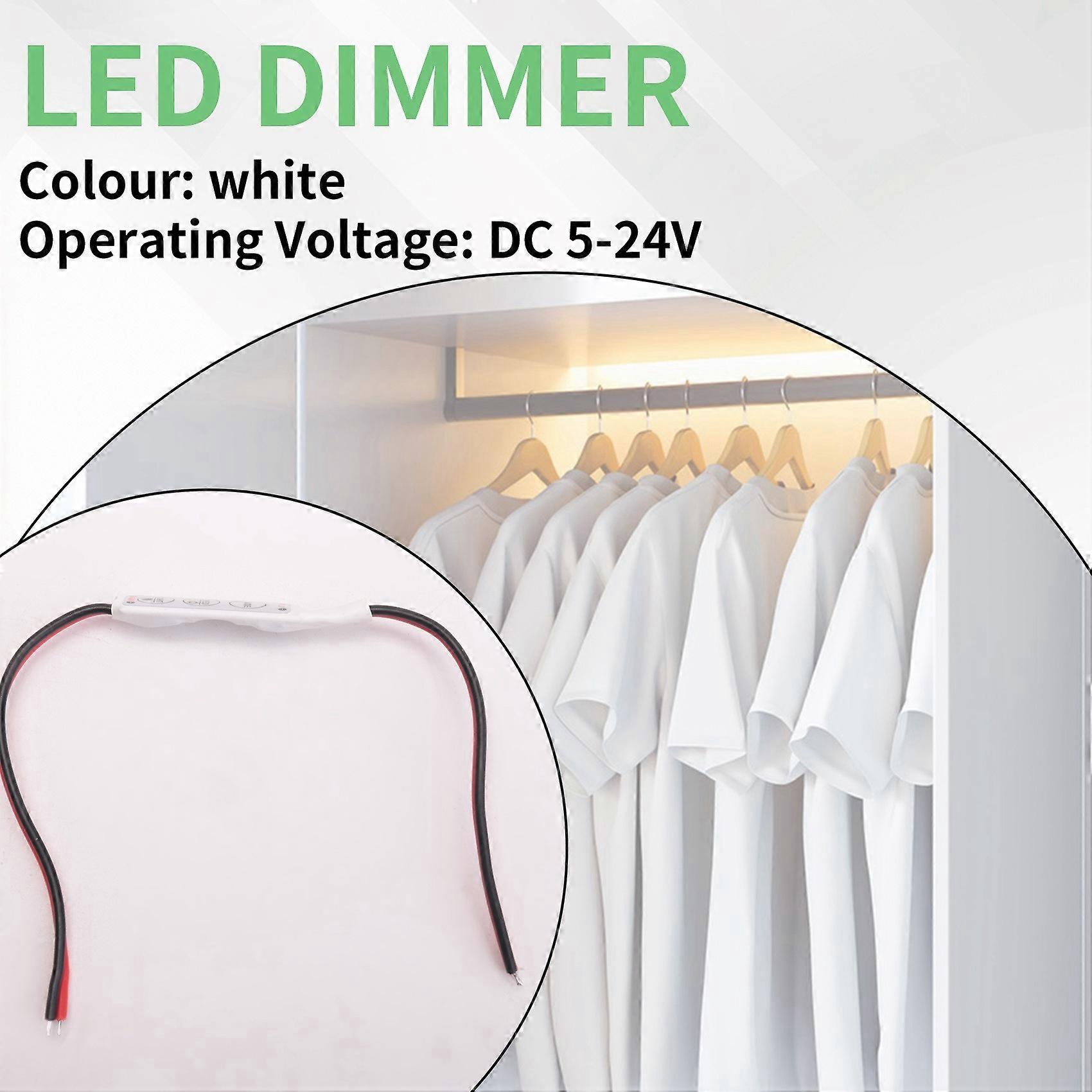 5X LED Dimmer 12A 12V-24V for LED Strips Monochrome Controller