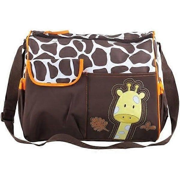 Giraffe Diaper Bag - Orange