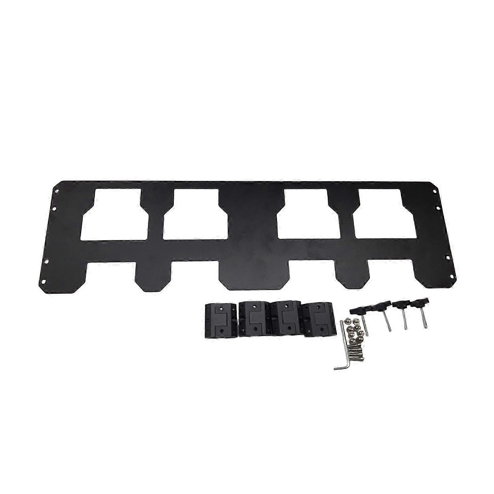 Fast Release Set Planner Rack Mild Steel Mounting Structure Consistent Instances And Accessories Black