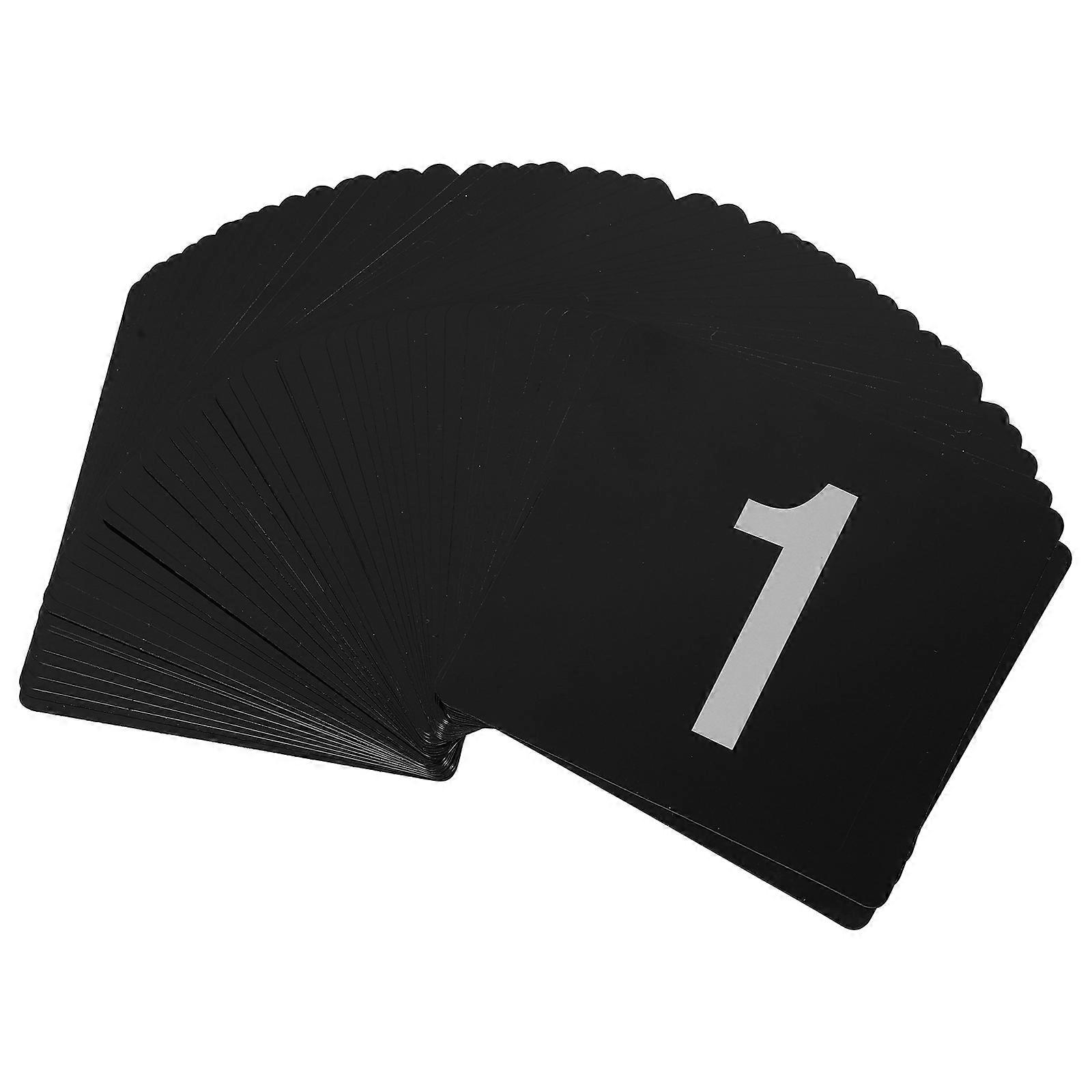 Wedding Number Cards Table Number Cards for Party Use Pack of 50 PVC