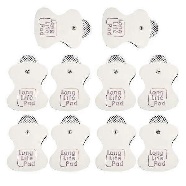 10x electrode replacement for Omron Massagers Long Life Pad 10 pcs