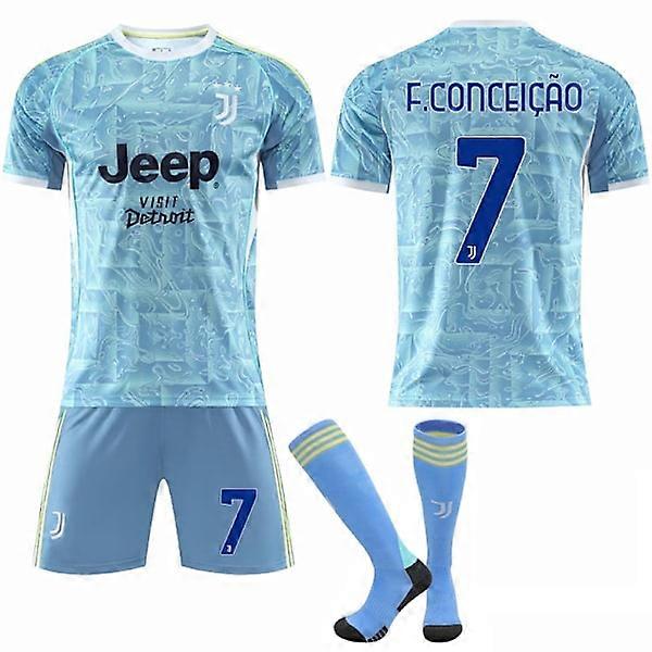 Futbalový dres Juventus FC pre dospelých č. 7, vonku 25-26, č. 7, F.Conceição