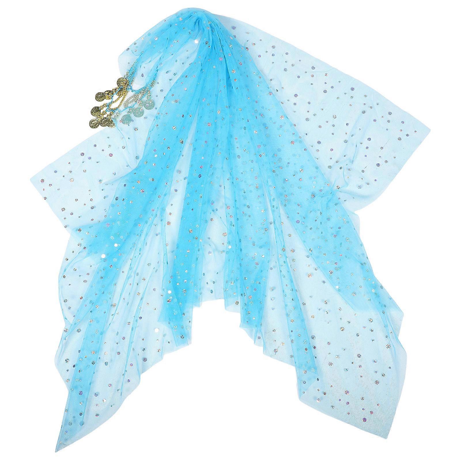 Belly Dancer Head Scarf Decorative Dancer Accessory For Women Indian Dance Performances Multi Rectangular 1 Set