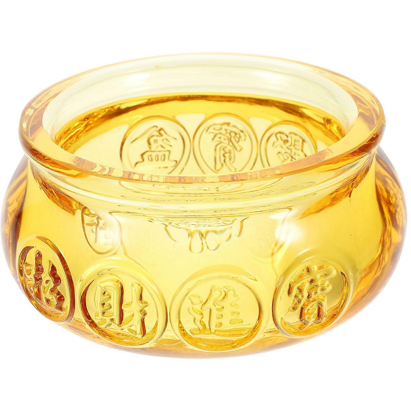 Crystal Cornucopia Decorative Ornament for Home Decor 4Pcs Set