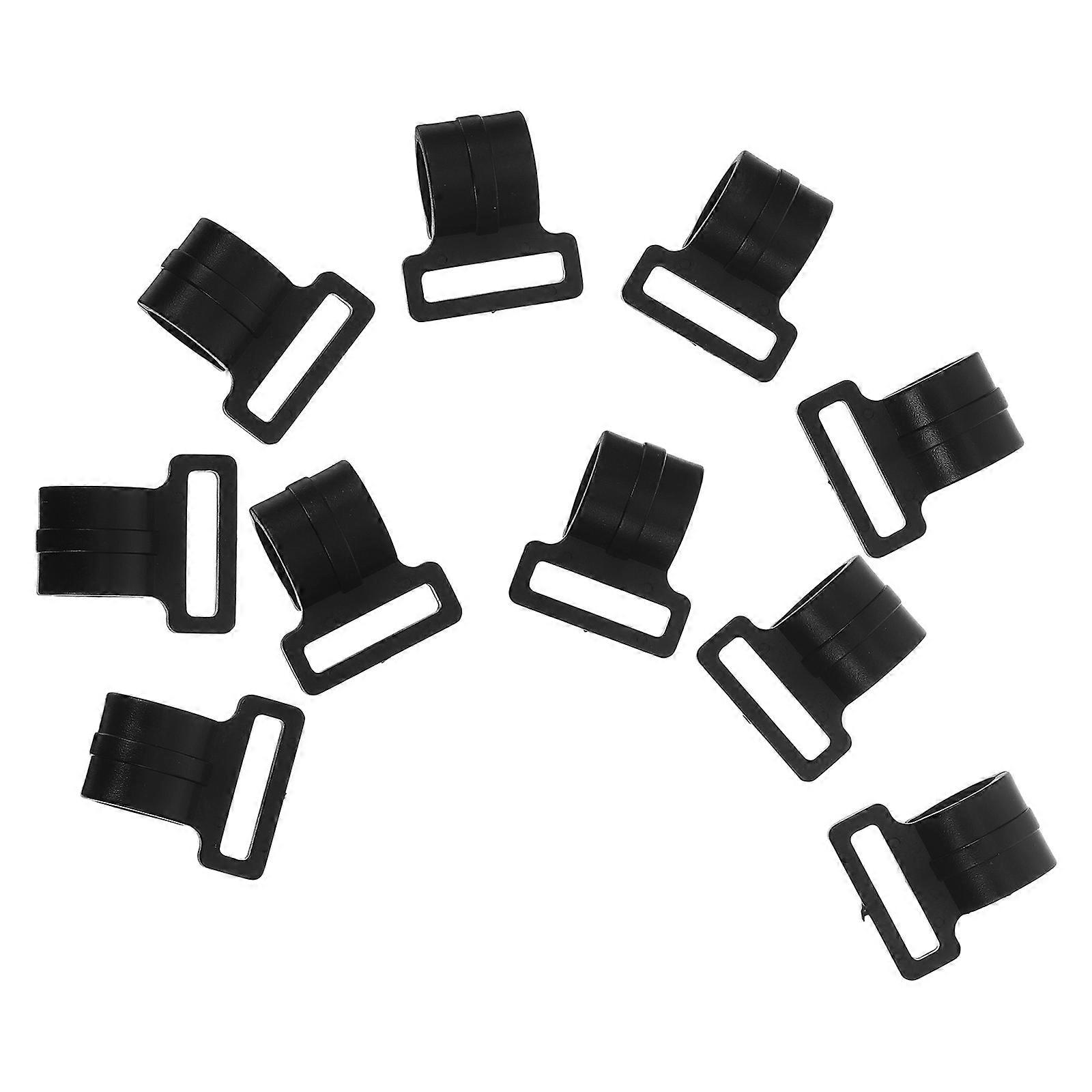 Headlamp Fixed Clip Plastic Tent Pole Holder with Durable Design 10Pcs