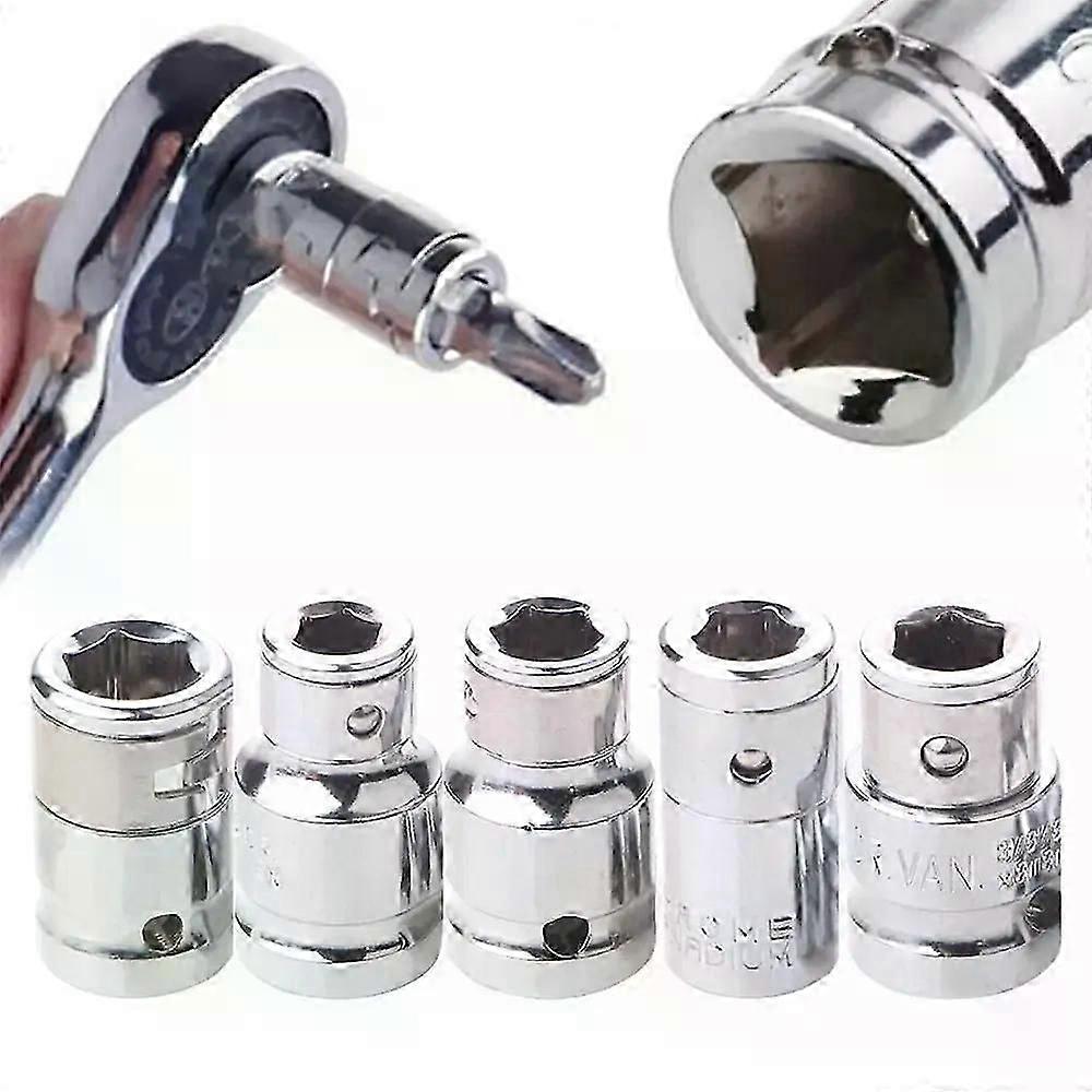 1/4 3/8 1/2 Ratchet Socket Adapter Universal Socket Hex Bit Adapter Multi-tools Ratchet Wrench Adapter Impact Socket Converter