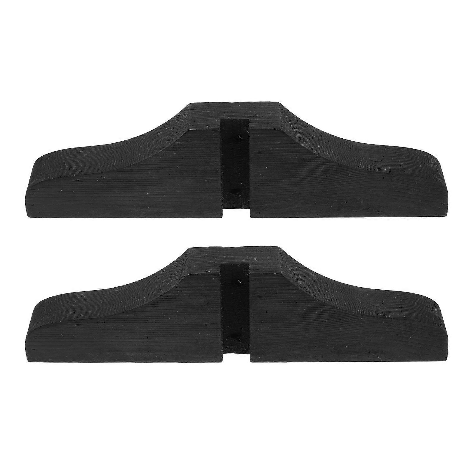 Houten frame voor privacyscherm met constructie, 2 stuks