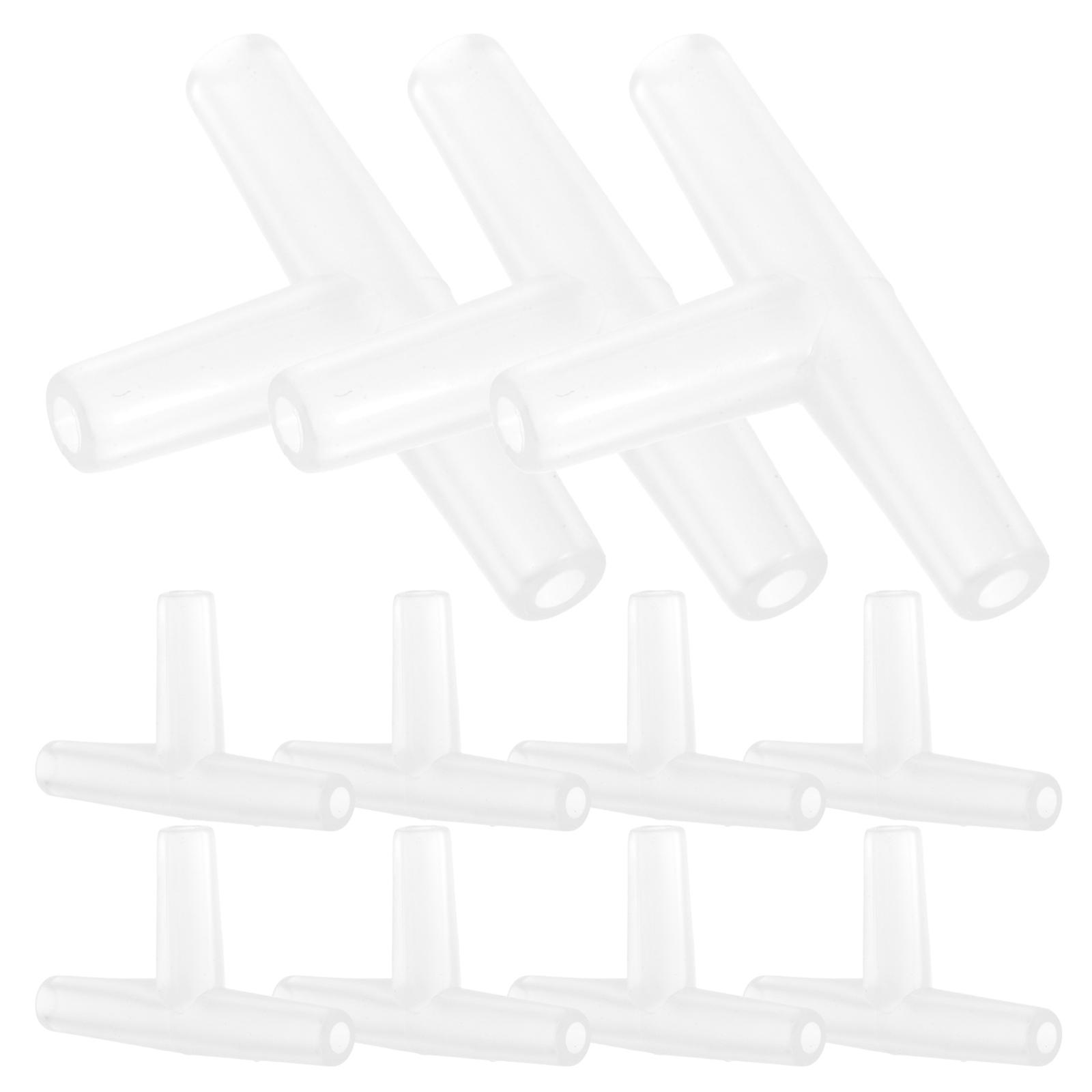 ABS Material Fish Tank Adapter Connector for Aquarium Pump 20Pcs