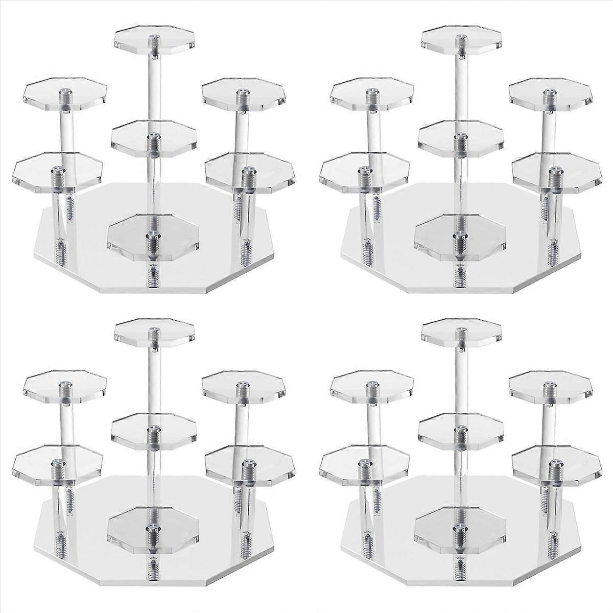 Acrylic Risers Display Stand, Perfume Organizer and Cupcake Stand