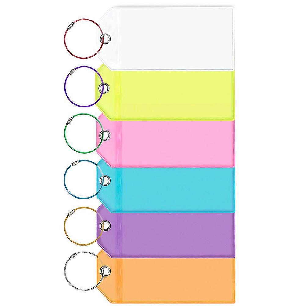 Practical Luggage Tags for Travel Suitcase Identification 12Pcs Pack