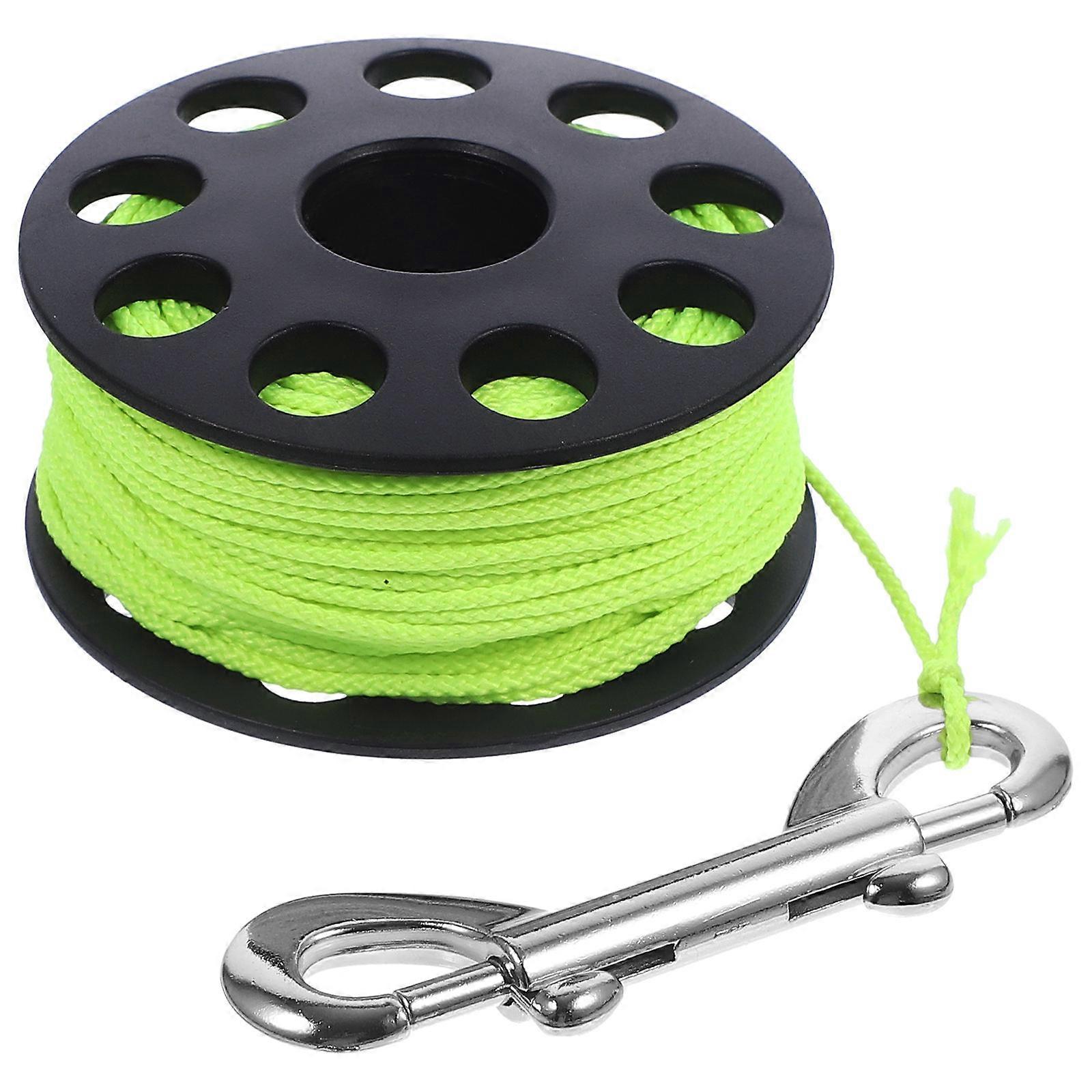 Underwater Diving Spool Reel with Guide Line for Home Use in Yellow