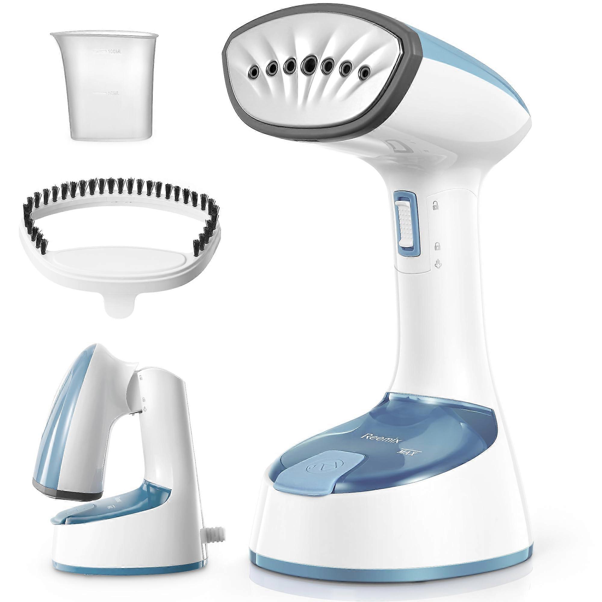 1200W Foldable Garment Steamer for Clothes, 20s Fast HeatUp Handheld Wrinkle Remover with Brush