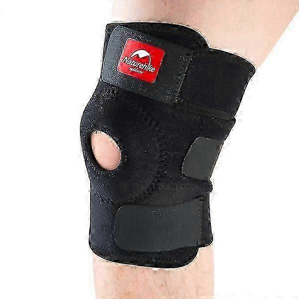 Flexible knee protection for support and support black