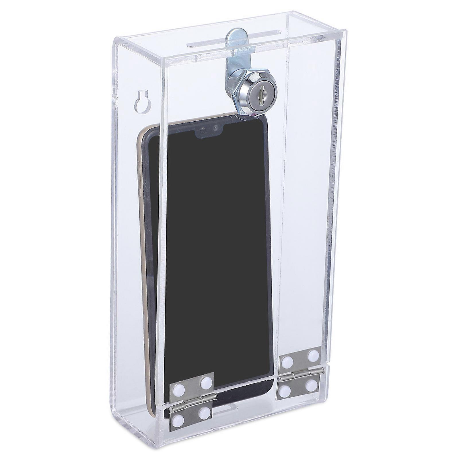 Transparent Phone Lock Box for Practical Use 2Pcs Lockable Containers