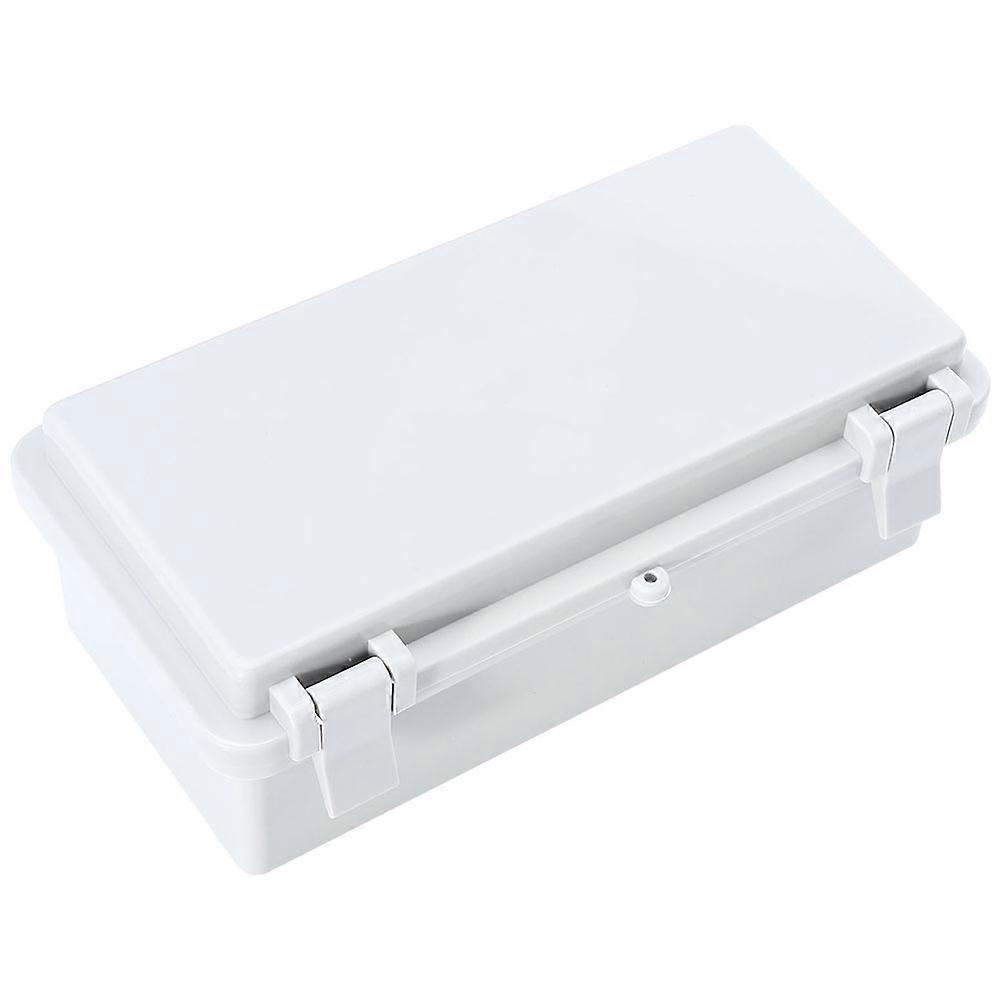 Outdoor Electrical Box ABS Waterproof Junction Box for Connecting 2Pcs White