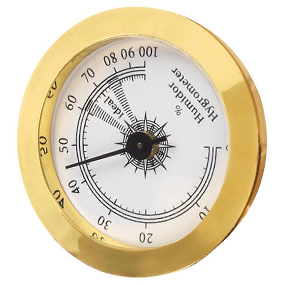 Cigar Humidor Accessory Mechanical Round Hygrometer 4Pcs