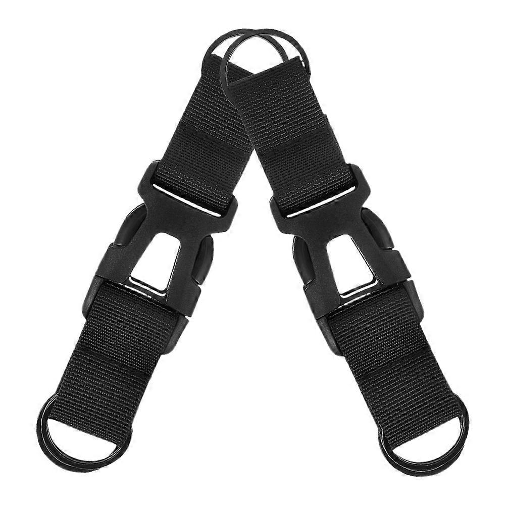 Quick-Release Waist Pack Backpack Buckle Strap for Luggage 2Pcs Set