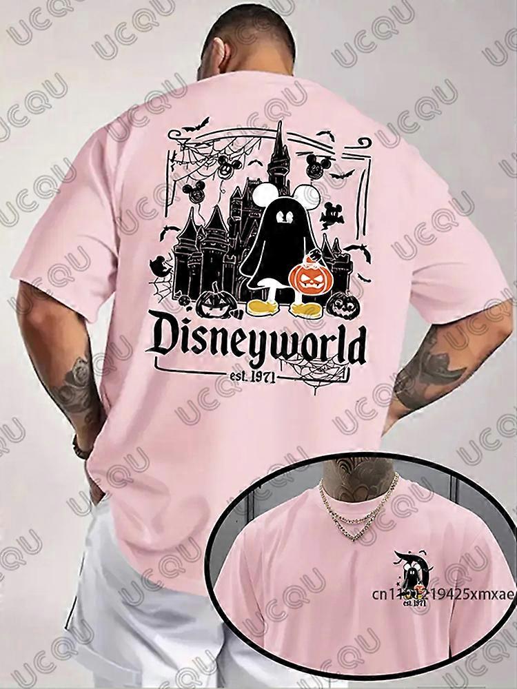 Halloween Disney Mickey Mouse T-shirt graphique pour hommes ��t�� �� manches courtes t-shirts hommes v��tements sport d��contract�� surdimensionn��