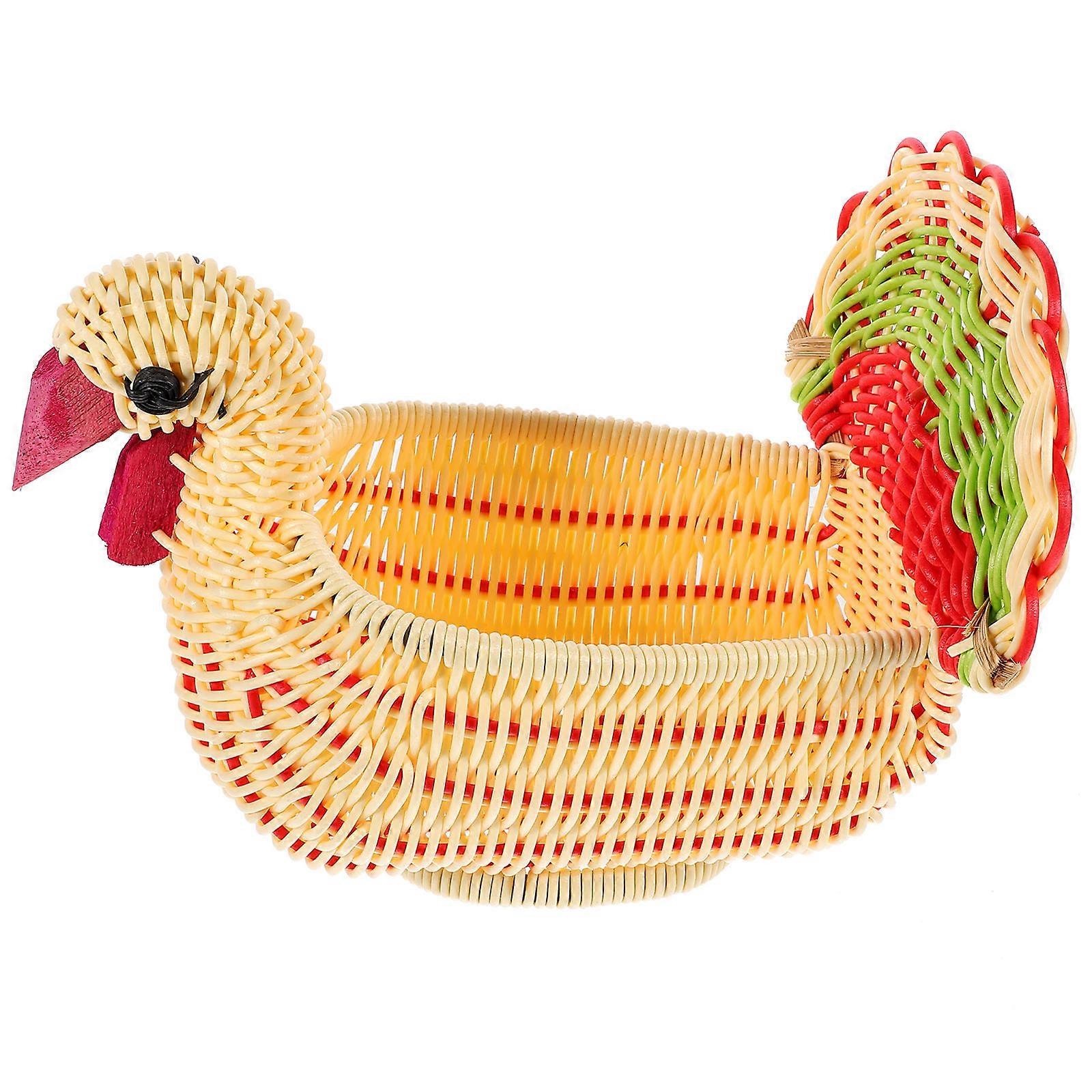 Fruit Storage Basket Turkey Shaped Fruit Basket for Storage Use