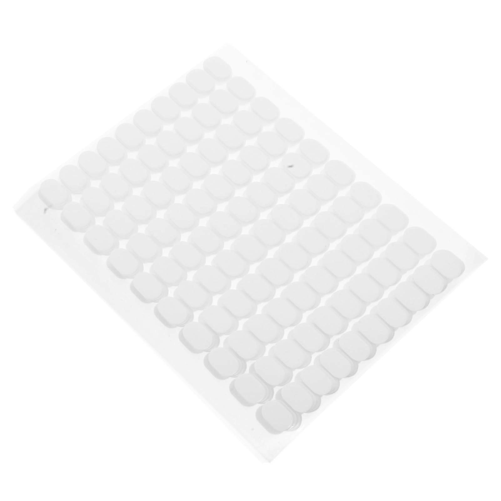 Nail Adhesive Tabs 10 Sheets Transparent Oval Double Sided Stickers for Press On False Nails