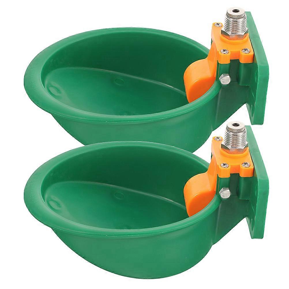 Automatic Sheep Water Bowls for Livestocks 2Pcs Plastic Drinking Waterer