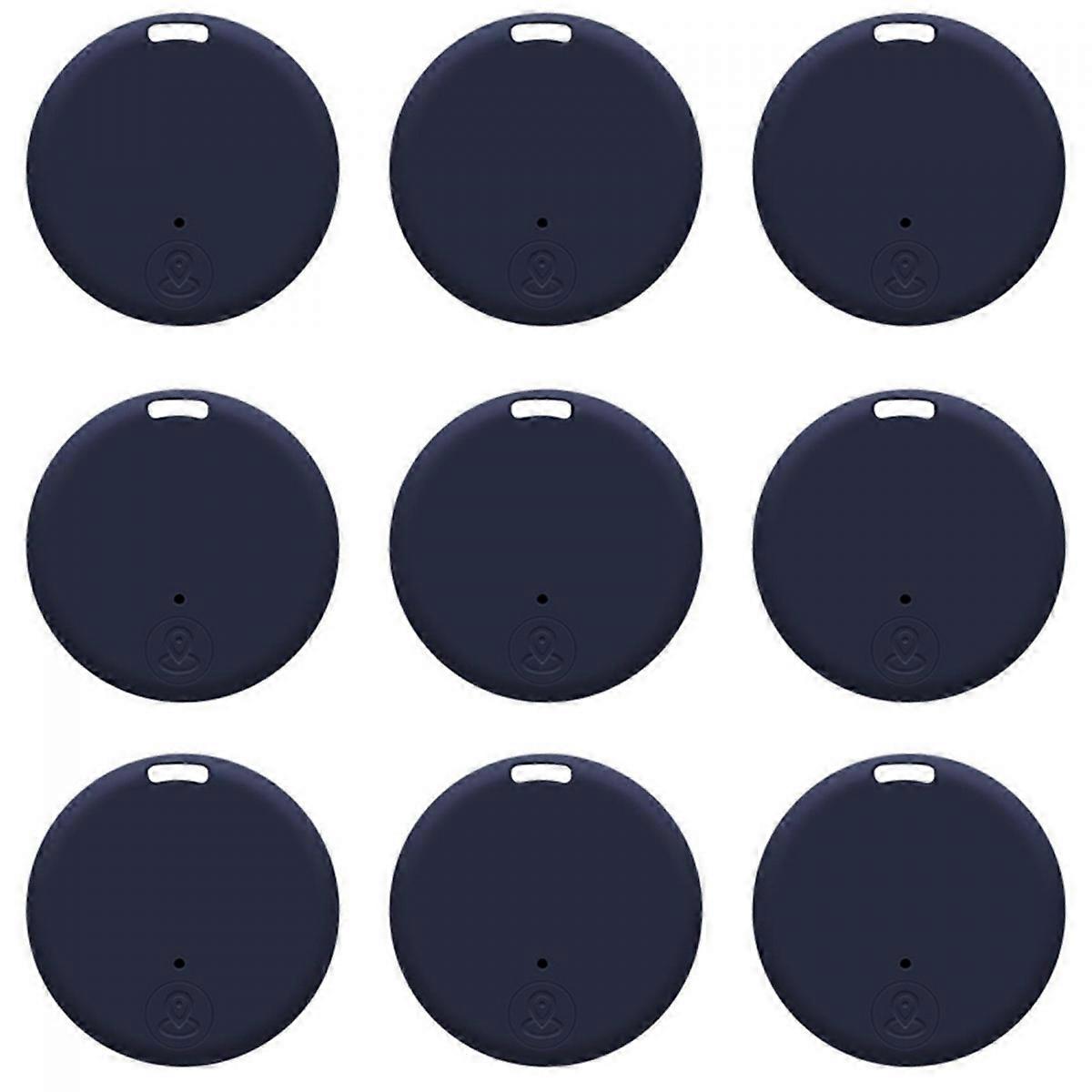 9-Pack Mini GPS Tracker for Vehicles, Keys, Pets - Navy Blue