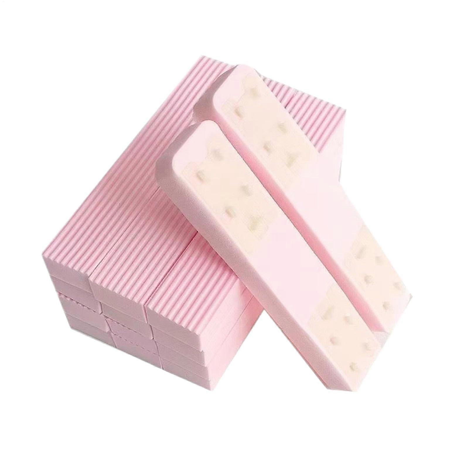 Small Hand Mop with Foldable Handle,  Absorption, Replaceable Sponges, 3 Pack Pink