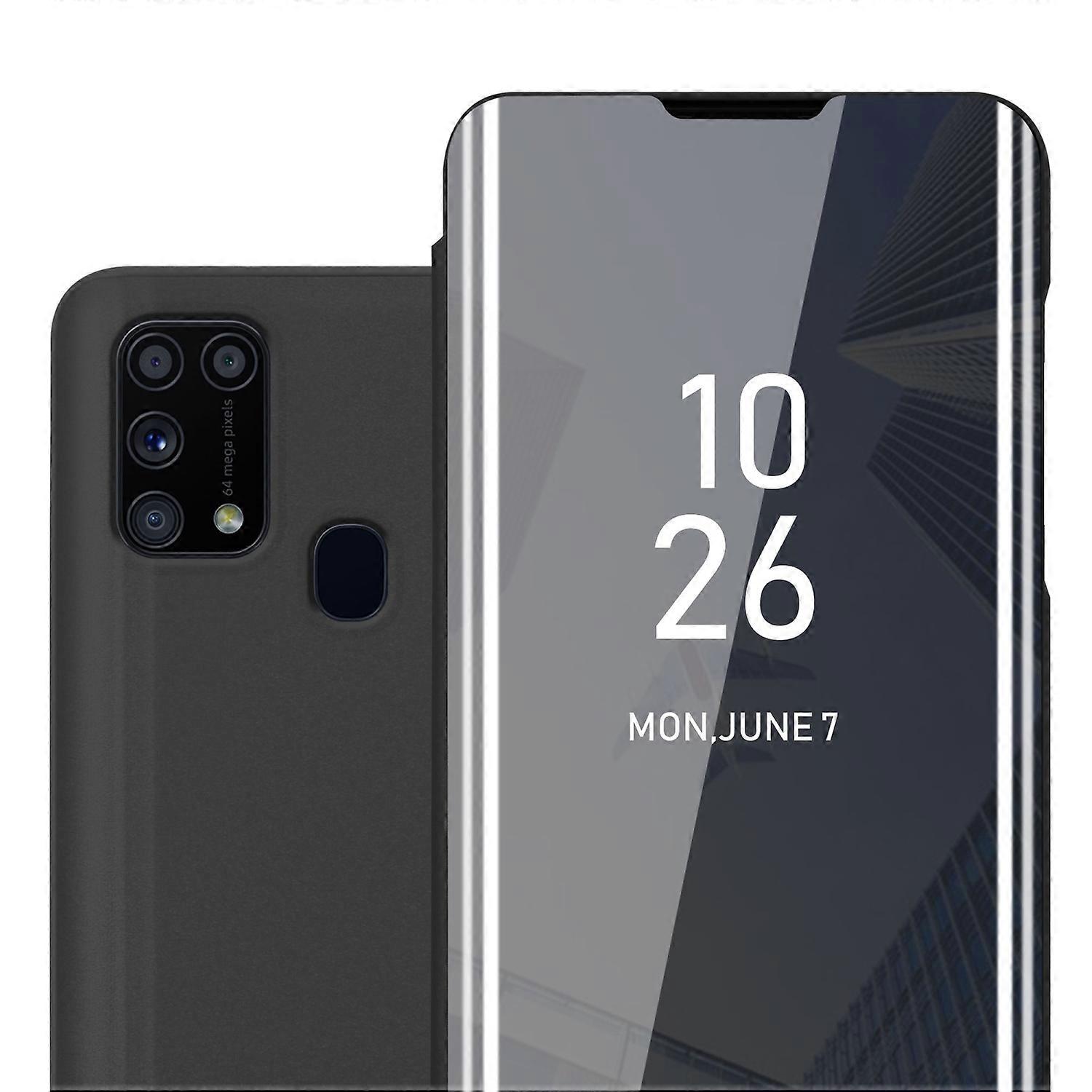 Samsung Galaxy M31 Protective Case - Smartview Design with Mirror