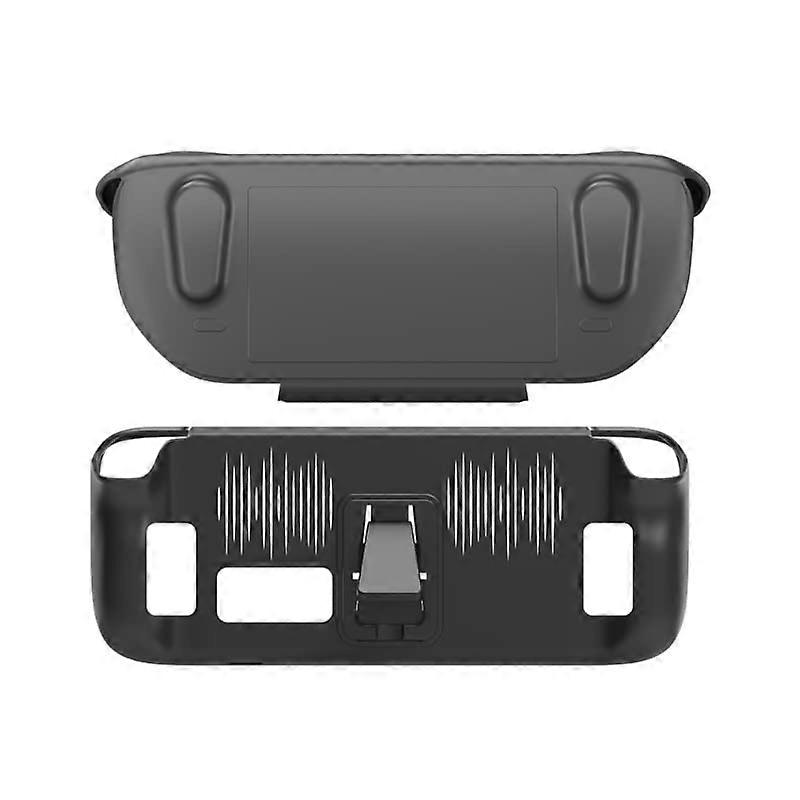 Case for Steam Deck Shockproof TPU Cover with Foldable Kickstand and Ergonomic Grip