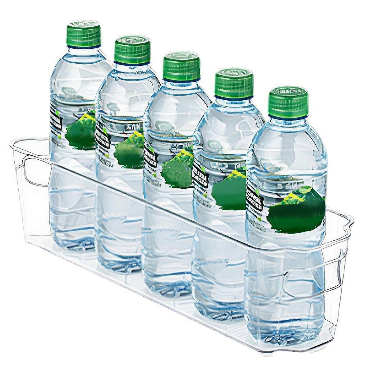 PET Storage Box for Fridge Organization Stackable Container Multi Purpose Organizer - Transparent