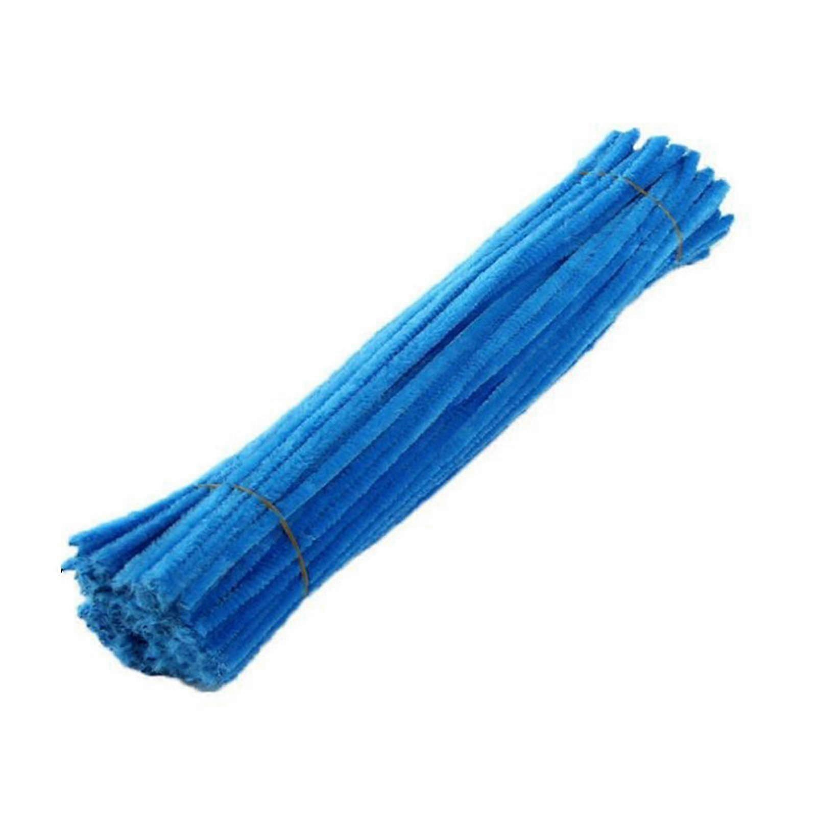 100 Pcs 24 Color Pipe Cleaners for Crafts, 25-26cm