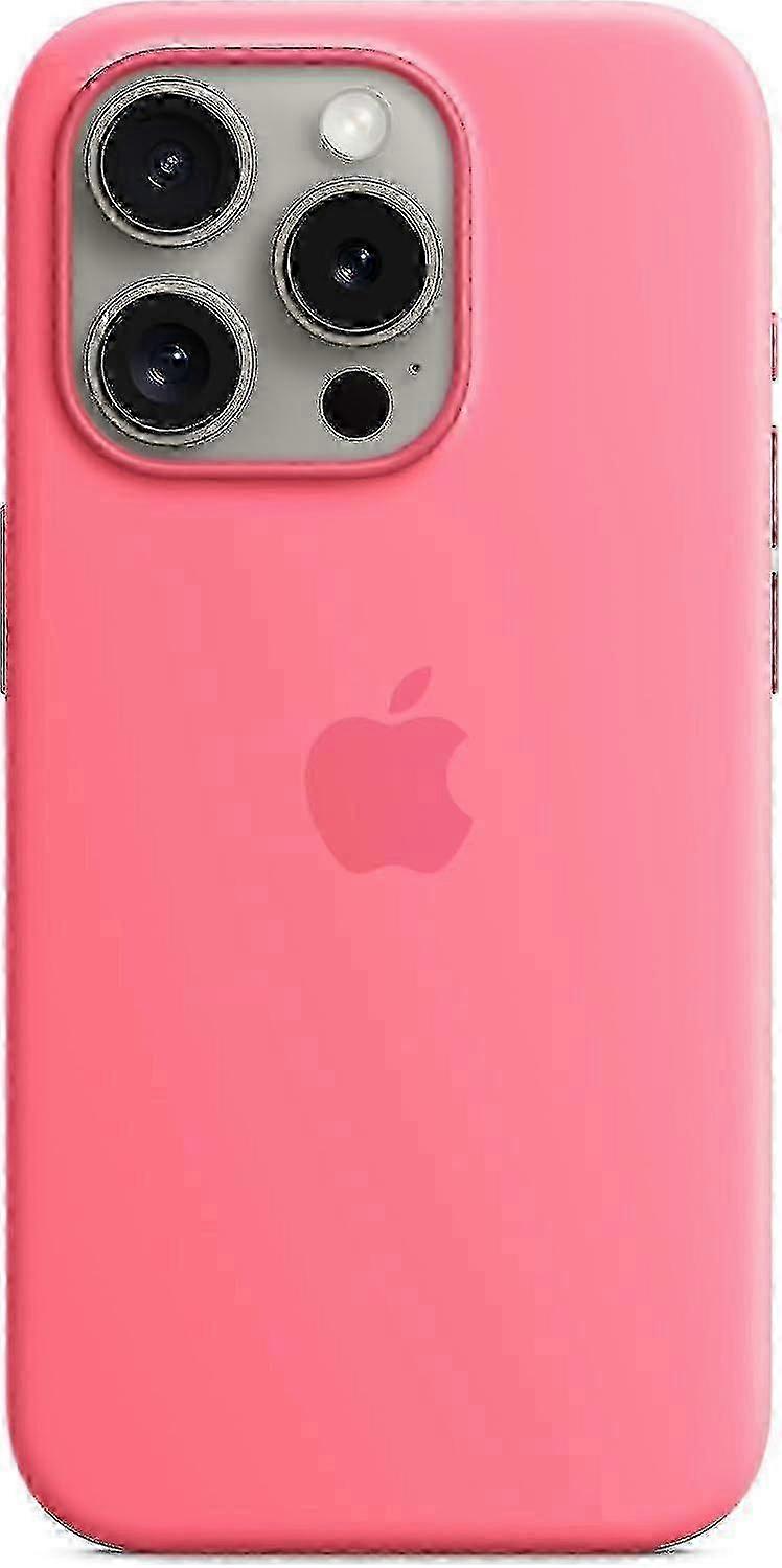 Funda de silicona para iPhone 15 Pro compatible con MagSafe