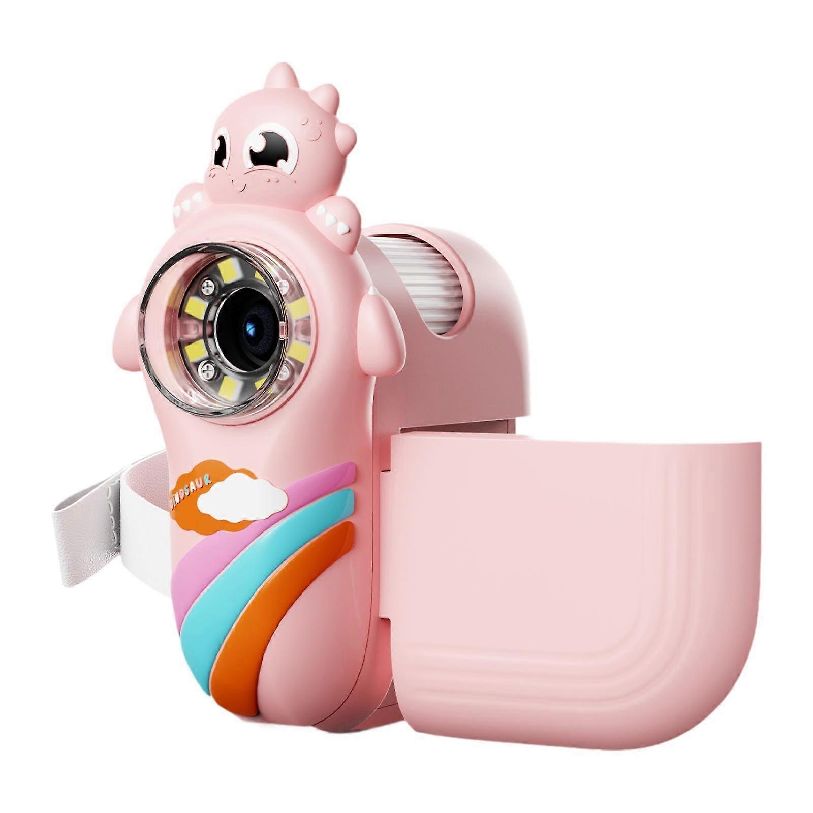 Kids Digital Microscope 1000x Handheld with LED Light for Children Educational Science Learning Pink