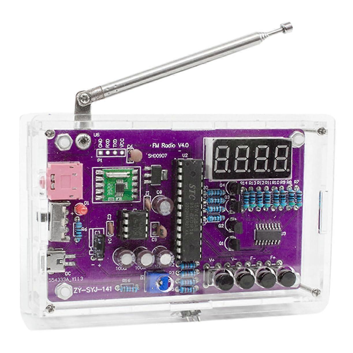 DIY Electronics Kit with Soldering Tools, AM Crystal Radio Receiver, Easy Assembly for Beginners