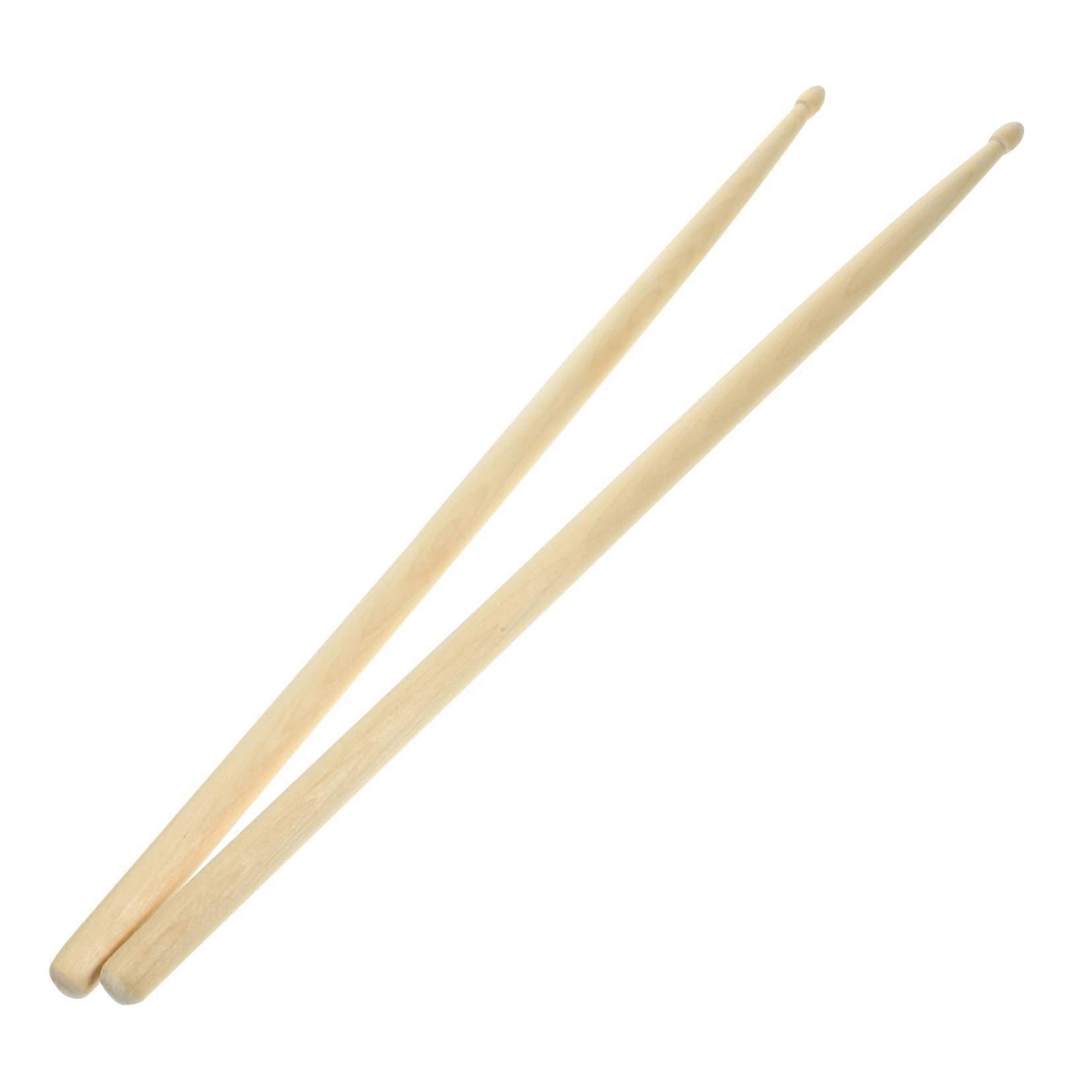 Maple Drumsticks for Beginners Balanced Lightweight Feel Versatile Use Snare and Jazz Practice