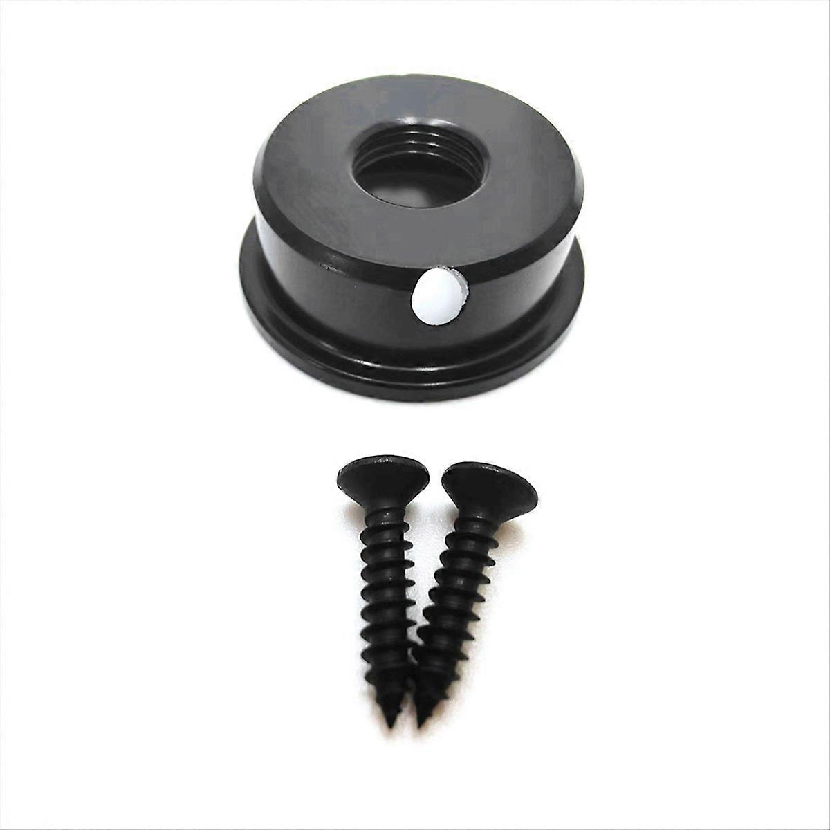 TL Round Socket Chitară electrică Ieșire audio Jack Socket Socket Negru