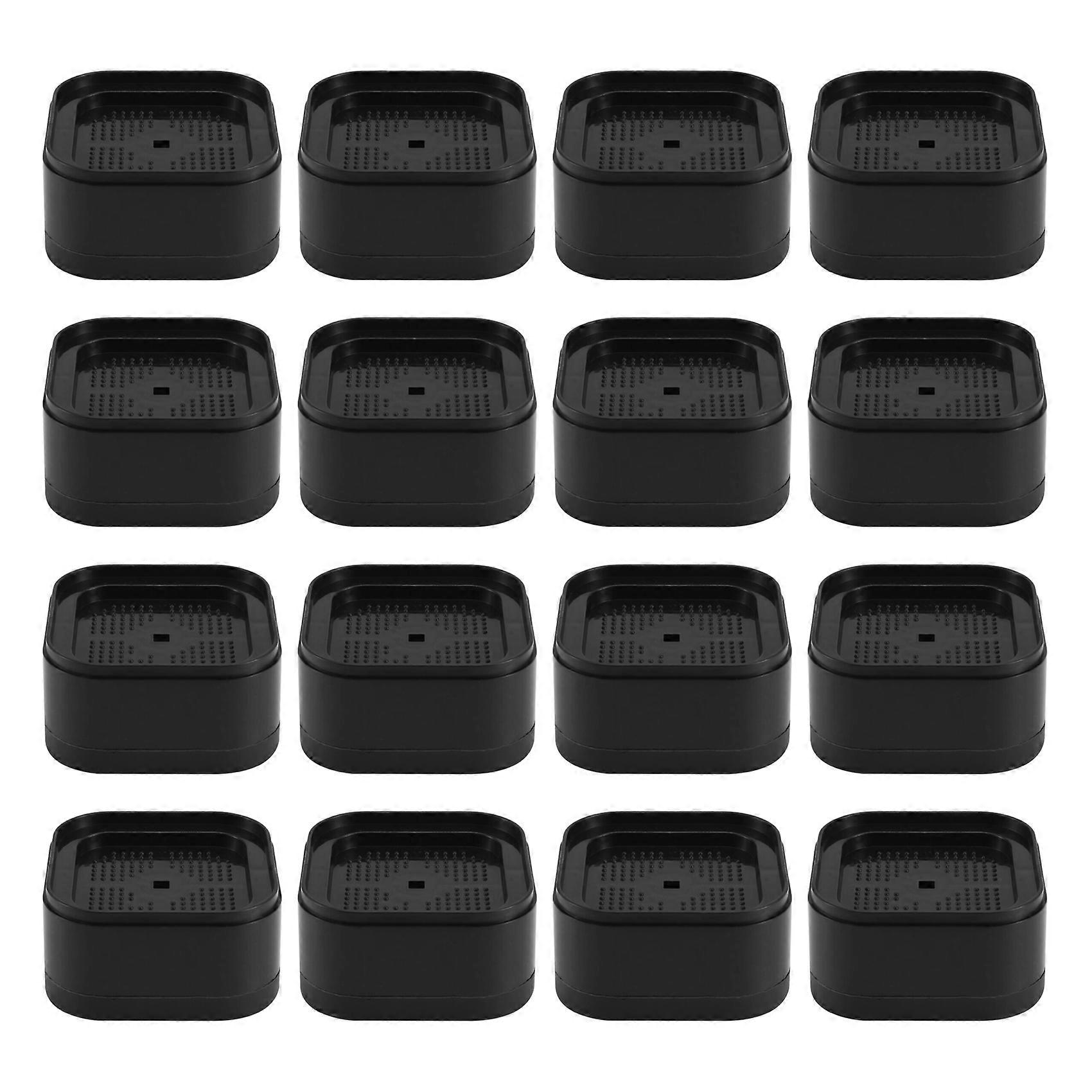 Furniture Risers Adjustable Bed Risers 1.38In Stackable Heavy Duty Bed Lifts Risers Square Bed Raising Blocks 16 Pcs
